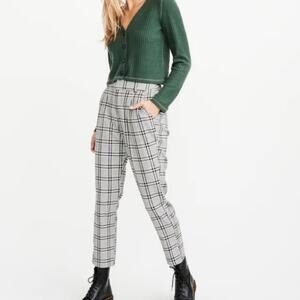 ABERCROMBIE | Plaid Cropped Pants | XS